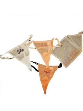 Free People We Are HAH Zodiac Thong Panty 3-Pack (OS) Libra #64947ZPK